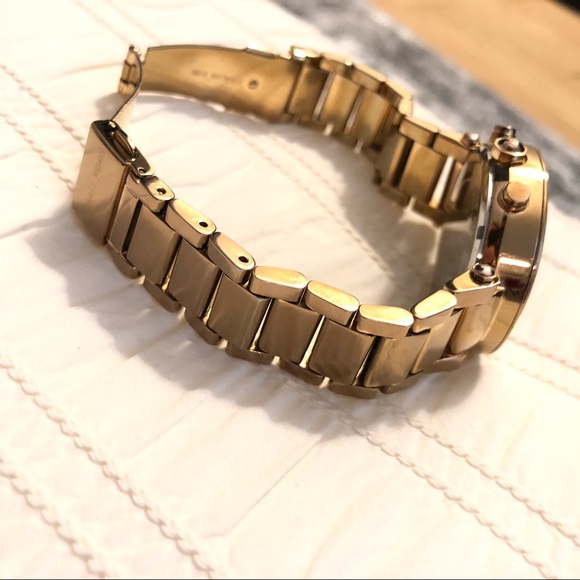 Michael Kors Rose Gold Crystal Parker Watch w Box main image 7